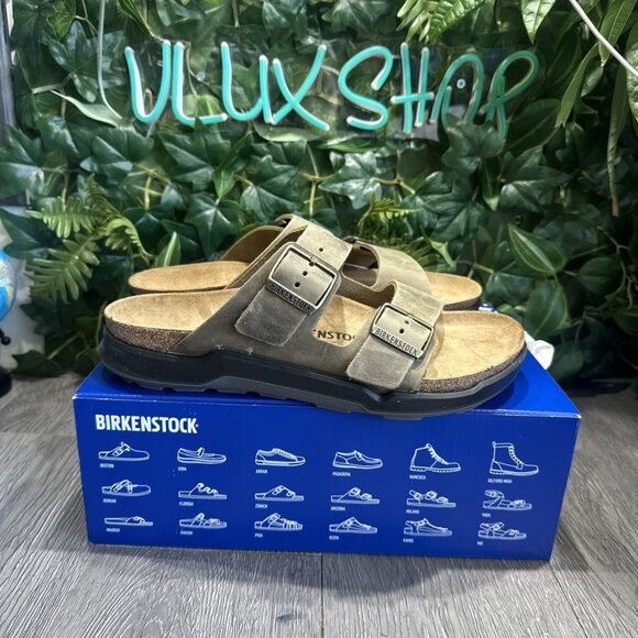 Birkenstock Arizona CT Sandals Size 40 Faded Khaki NEW L9 M7 main image 5